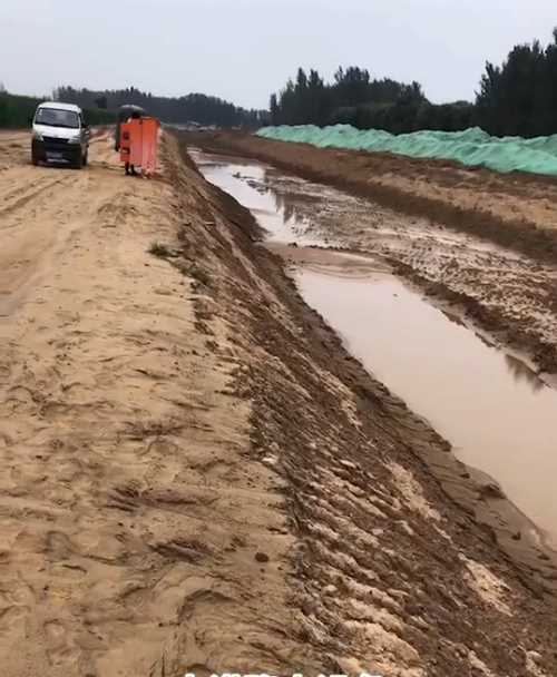 北京大兴区河道降水